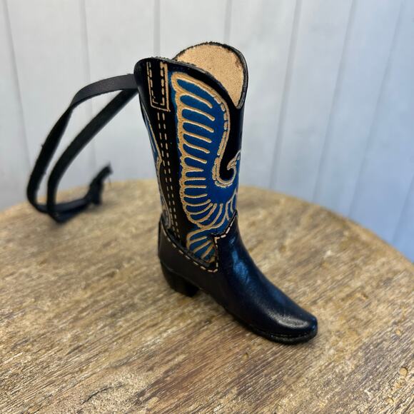 Western Leather Purse Charm Cowboy Boot Bag Charm NeW FAST SHIP - Picture 7 of 7